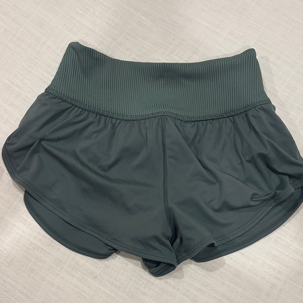 Women's Dark Green Shorts